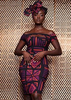 Transform your office to party look with this gorgeous and practical Keruba dress in the Black Peach Tribal print. Available in our unique Black Peach Tribal print, this dress is sure to get you many compliments at holiday events. Types Of Dresses Styles, Wedding Asoebi, African Bride, Style Africain, African Print Clothing, African Fashion Modern, African Inspired Fashion, Black Peach, African Print Dress