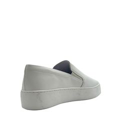 Elevate your footwear game with our premium leather slip-on sneakers, designed for comfort and style. Crafted from high-quality leather, these slip-ons offer durability and sophistication for any occasion. These versatile sneakers are perfect for those seeking effortless elegance in every step. Experience the perfect blend of convenience and luxury with our sneakers. Upper: Leather Slip on Platform Height: 1.5" Modern Slip-on Sneakers With Textured Sole, Casual Leather Slip-ons With Textured Sole, Modern Low-top Slip-ons, Modern Slip-ons With White Sole And Round Toe, Sporty Loafers With Textured Sole, Modern Slip-ons With Round Toe And White Sole, Casual Low-top Leather Slip-ons, Casual Leather Low-top Slip-ons, Modern Slip-on Sneakers With Contrast Sole