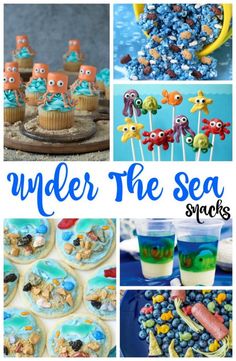 under the sea snacks and desserts