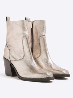 River island leather western boot size & fit true to size - order your usual size standard fit available in sizes 3-8 Leather Western Boots, Western Boot, Western Boots, Order Online, River Island, 12 Months, Boots, Leather, Silver