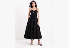 The Irene dress is back and cool for summer in our airy cotton seersucker. | Kate Spade Seersucker Irene Dress, Black - XS Irene Dress, Gorgeous Summer Dresses, Cool For Summer, Soiree Dress, Kate Spade Dress, Kate Spade Dresses, Ponte Dress, White Halter Maxi Dress, Maxi Gowns