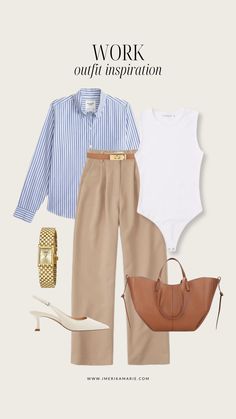 10 Summer Work Outfit Ideas | Business Casual | Erika Marie Summer Office Outfits Work Chic, Creme Outfit, Business Professional Outfits Summer, Outfit Ideas Business Casual, Outfit Ideas Business, Erika Marie, Summer Work Outfit, Everyday Outfits Summer, Workwear Capsule Wardrobe