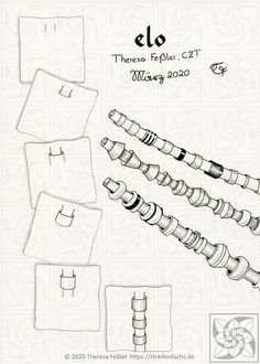 the diagram shows how to draw different types of pipes and fittings for each pipe