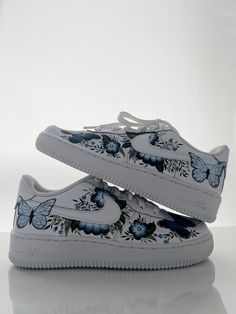 Our original hand painted floral & butterfly design Sealed & conditioned for art longevity  Available in multiple sizes  3-4 Weeks estimated delivery for most states Hand Painted Sneakers, Cute Converse Shoes, Nike Shoes Women Fashion, Painted Shoes Diy, Boty Nike, Butterfly Shoes, Custom Painted Shoes, Custom Shoes Diy, Painted Sneakers