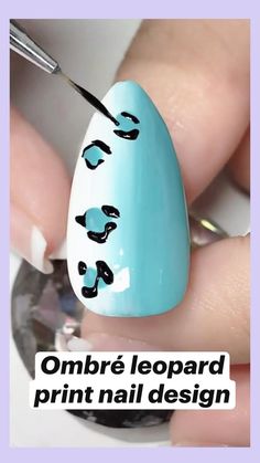 Nails Leopard, Leopard Print Nail, Nail Designs Tutorial, Leopard Print Nails, Diy Acrylic Nails, Leopard Design, Nail Art Designs Diy, Nail Art Designs Videos, Nail Art Videos