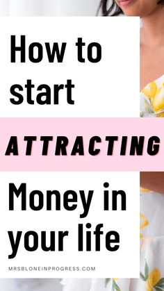 How to start attracting money in your life Wealth Planning, Money Manifest, Attracting Money, Better Money Habits, Frugal Habits, Money Saving Advice, Money Strategy, Personal Finance Books, Money Saving Plan