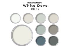 the different shades of white dove paint