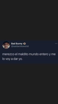 two people are on twitter with the caption that reads, bad bunny and meerco el malito mundoo mundo enero y men