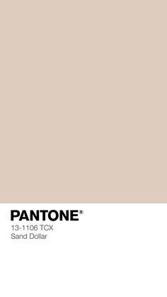 pantone's 13 - 108 tcx sand dollar