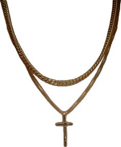 Yellow Gold Cross Jewelry With Curb Chain, Gold Cross Jewelry With Adjustable Chain, Gold Chain Jewelry With Cross Pendant, Gold Cross Pendant Necklace With Box Chain, Gold Cross Necklace With Box Chain, Crucifix Cross Necklace With Box Chain, Minimalist Gold Chain Necklace With Cross Pendant, 14k Gold Cross Necklace With Adjustable Chain, Yellow Gold Cross Necklace With Curb Chain