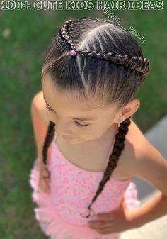 Girl Hair Dos, Lil Girl Hairstyles, Girls Hairstyles Easy, Kids Curly Hairstyles, Toddler Hairstyles Girl, Princess Hairstyles