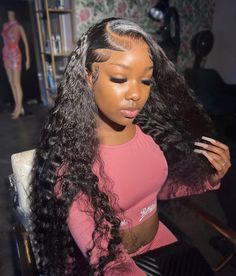 Lace Front Hairstyles Deep Wave, Deep Wave Side Part, Lace Front Wigs Deep Wave, Tattoos Life, Curly Braided Hairstyles, Frontal Wig Hairstyles, Birthday Hairstyles, Hair Twist Styles, Frontal Hairstyles