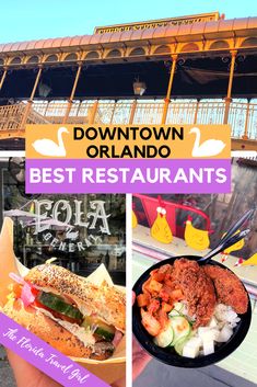 the best restaurants in downtown orlando are on display at this eatery place