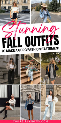 Copy these 25 insanely chic fall outfits for a stylish season. From cozy knits to trendy layers, these looks are perfect for any autumn occasion.  chic fall outfits | fall outfits | fall outfits aesthetic | fall outfits 2024 | fall outfits women casual | fall outfit inspo | trendy fall outfits | japan fall outfits | aesthetic fall outfits | chic fall outfits classy dressy | chic fall outfits midsize | chic fall outfits curvy | chic fall outfits classy 2023 | chic fall outfits classy date night | chic fall outfits 2023 | boho chic fall outfits | edgy chic fall outfits | fench chic fall outfits | parisian chic fall outfits | what to wear in fall | what to wear in fall 2023 | what to wear in fall in paris | what to wear in fall when its still warm Boston Fashion Fall, What To Wear In Fall, Outfits Japan, Fall Outfits Edgy, Boho Chic Fall, Fall Aesthetic Outfit, Outfits Edgy, Outfits Curvy, Fall Trends Outfits