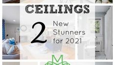 four pictures with the words ceilinging new summers for 2021