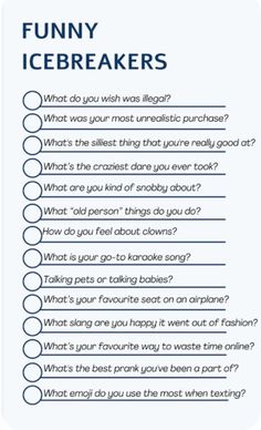 a funny icebreakers question card with the words, what do you think?