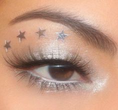 Alien Makeup, Hard Summer, Silver Makeup, Disco Night, Rave Makeup, Swag Makeup