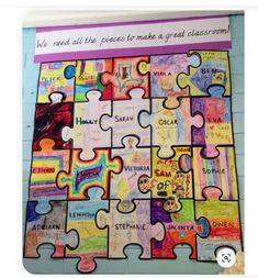 a puzzle piece with the words we need all the pieces to make a great classroom