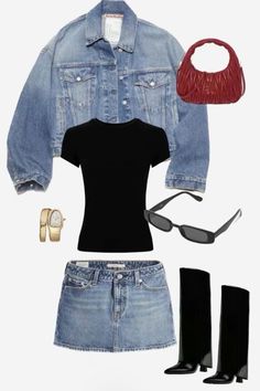 Clean Fits, Outfit Inspo Casual, Outfit Check, Skirt Outfit, Mode Inspo, Cute Everyday Outfits, Cute Simple Outfits