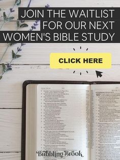 an open bible with the words join here