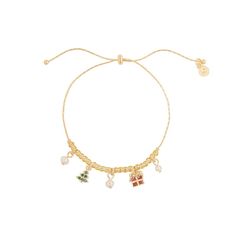 Celebrate the season wearing this festive LC Lauren Conrad Christmas Charm Bracelet. Click on this JEWELRY & WATCHES GUIDE to learn about fit, styles, materials and more! Celebrate the season wearing this festive LC Lauren Conrad Christmas Charm Bracelet. Click on this JEWELRY & WATCHES GUIDE to learn about fit, styles, materials and more! FEATURES Length: 10 in. Clasp: slider Nickel free Metal: brass, iron, zinc Material: acrylic, glass Plating: gold tone Finish: polished Imported Not appropriate for children 14 years old and younger. Size: One Size. Color: Multi. Gender: female. Age Group: adult. Christmas Party Adjustable Charm Bracelet, Holiday Festive Jewelry Bracelet, Christmas Holiday Bracelet Jewelry, Christmas Holiday Jewelry Bracelet, Gold Christmas Party Bracelets, Adjustable Bracelets For Christmas Holiday, Holiday Adjustable Gold Jewelry, Adjustable Gold Holiday Jewelry, Gold Christmas Festive Bracelets