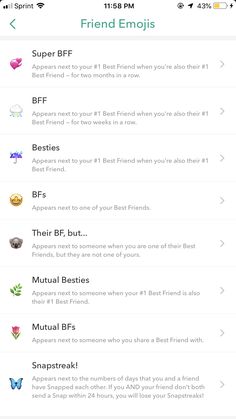 the best friends app on an iphone