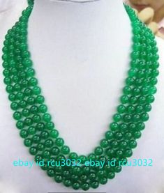 Store Categories Store Categories Other Pretty Natural 4 Rows 6MM Green Jade Gemstone Round Beads Necklace 17-20 Inch AA Product Description Style : Necklace Size : 6mm Quantity:  1 Pcs Length: 17-20" Condition: New If you want to buy more , please contact us . Thanks ! &&&&: Sale the items does not include box.       Payment We accept only PayPal payment. A non-payment dispute will be opened if full payment is not received after 14 days of auction. Delivery details Item will be shipped within o Green Oval Beaded Jewelry 8mm, Round Bead Necklace, Jade Gemstone, Paypal Payment, Necklace Size, Green Jade, Style Necklace, Beads Necklace, Heel Boots