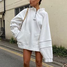 Leisure Dress, Collar Sweatshirt, Loose Hoodie, Women Sweatshirts, Causual Outfits, Women Sleeve, Pocket Top, Women Hoodies Sweatshirts, Streetwear Women