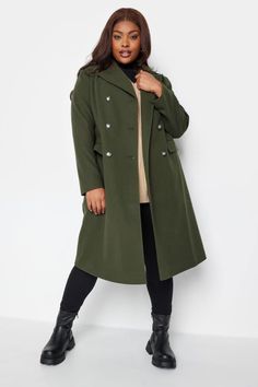 Plus Size Winter Looks, Coat Ideas, Military Coat, Plus Size Coats, Next Fashion, Stylish Plus