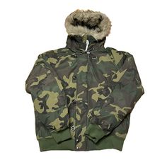 Brand New With Tags, Polo Ralph Lauren Glissade Faux Fur Hooded Down Bomber Jacket Camo Men’s Size Xl. Retail Price Of $498. Khaki Military Hooded Jacket For Winter, Military Style Khaki Hooded Jacket For Winter, Khaki Military Style Hooded Jacket For Winter, Urban Camouflage Outerwear With Adjustable Hood, Hooded Winter Outerwear For Streetwear, Hooded Winter Wear Outerwear For Streetwear, Camouflage Winter Streetwear Outerwear, Camouflage Outerwear For Winter Streetwear, Urban Camouflage Winter Outerwear