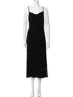 Helmut Lang Slip DressBlackSleeveless with Cowl NeckDesigner Fit: Dresses by Helmut Lang typically fit true to size. Helmut Lang, Cowl Neck, Long Dress, Dress Outfits, Clothes For Women, Dresses, Clothes, Black