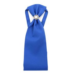 Ascot Tie With Jewel Ring - Parliament - Ron Tomson Blue Elegant Suit And Tie Accessories For Formal Occasions, Elegant Blue Ties, Elegant Ties For Black Tie Events, Elegant Adjustable Accessories For Black Tie Events, Elegant Blue Party Ties, Classic Jewelry With Ties For Parties, Elegant Adjustable Jewelry For Formal Occasions, Elegant Blue Suit And Tie Accessories For Party, Elegant Blue Suit And Tie Accessories For Wedding