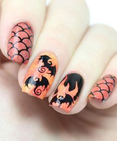 Nail the Look: Dive Deep into Nail Care, Design, and Expression – Your Ultimate Nail Inspiration Hub Nails Dragon, Art Ideas Cute, Dragon Nail Art, Opi Nail Polish Colors, Short Nail Manicure, Dragon Nails, Wedding Manicure, Opi Nail Colors, Nail Vinyls