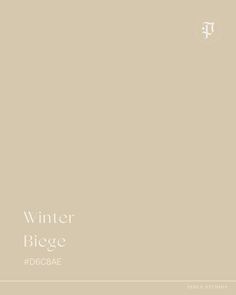 the cover of winter biegee