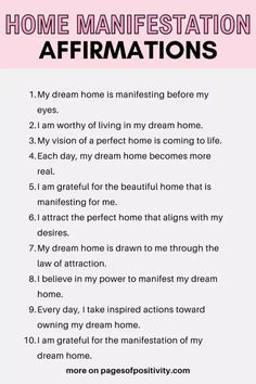 Money Affirmations Home Buying Affirmations, Dream House Affirmation, Celebrity Affirmations, Manifest House, Home Manifestation, House Manifestation, 2023 Affirmations, 2024 Affirmations