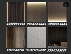 the different types of blinds are shown in this image, and there is also an advertisement for