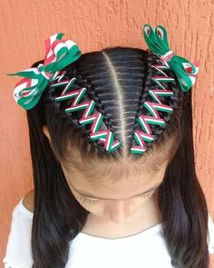 Girl Hair Dos, Christmas Hairstyles, Holiday Hairstyles, Formal Hairstyles, Braids For Long Hair, Toddler Hair