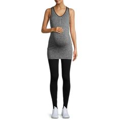 Keep comfortable and supported before and after baby arrives with a pair of leggings from Time and Tru. These active maternity leggings are perfect while working out or when youre on the move! Size: S.  Color: Black.  Gender: female.  Age Group: adult. Belly Support Pregnancy, Maternity Clothes Summer, Casual Maternity, Summer Pregnancy, Winter Leggings, Maternity Leggings, After Baby, Maternity Pants, Knit Leggings