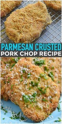 parmesan crusted pork chop recipe is an easy and delicious appetizer