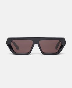 Geometric Sunglasses, Bold Colors, Stella Mccartney, Sunglasses, Black, Bordeaux