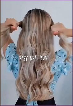 #haircare #hair #healthyhair #selfcare #healthylife #health #lifestyle #healthylifestyle #beauty #hairstyle #tutorial #bun #howto #hairbun Easy Bun Hairstyles For Long Hair, Easy Bun, Easy Bun Hairstyles, Bun Hairstyle, Work Hairstyles