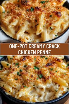 This One-Pot Creamy Crack Chicken Penne is a delicious mix of juicy chicken, creamy ranch, bacon, and cheese! It’s a simple, indulgent dinner that’s ready in under 30 minutes with minimal cleanup. Perfect for a quick, cozy meal on busy nights. Ready to try it? #OnePotMeals #CrackChickenPasta #CheesyPenne #EasyDinners #FamilyFavorites Chicken Penne Recipes, Shredded Cooked Chicken, Chicken Penne Pasta, Easy Chicken Enchilada Recipe, Cheesy Ranch, Ranch Sauce, Chicken Penne, Chicken Crispy, Chicken Enchiladas Easy