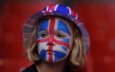 Royal Tea Parties, Permanent Residency, Sports Ideas, Painted Fan, Rule Britannia, Face Paint Ideas, Royal Tea, Face Paints