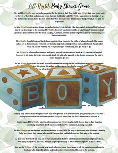 an image of baby shower game with blocks and stars on it's sides, including the word boy written in large letters