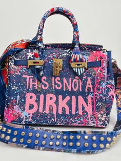 Hand painted purses/ handbags/ clutches/ crossbodys. Anca Barbu Birkin Dupes Hand Painted Bags, Painted Purses, Painted Leather Bag, Hand Painted Purses, Painted Handbag, Leopard Handbag, Painted Purse, Italian Leather Handbags, Handpainted Bags