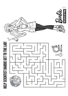 a cartoon character is in the middle of a maze to help children learn how to use it