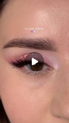 Paulina Kurkowska ✨ on Instagram: "icy pink makeup 🎀❄️✨ | rate this look 0-10 ✨
—————————
#eyemakeuptutorial #easymakeup #wintermakeup #pinkmakeup" Pink Eyeshadow For Brown Eyes, Cute Valentines Makeup Ideas, Icy Pink, Valentines Makeup, Winter Makeup, Pink Makeup, Simple Makeup