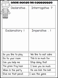 an interactive worksheet for children to learn how to write and read the text