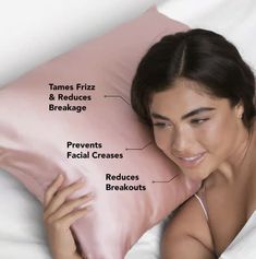 Shop Kitsch self care products, like this silk pillow that's great for both skin care and hair care! Use code UGCKATI for 10% off. Silk Pillowcase Hair, Wrinkle Free Skin, Satin Pillow, Lip Scrubs, Satin Pillowcase, Happy Skin, Hair Breakage, Frizz Free, Fresh Face