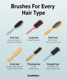 Types Of Hair Brushes, Hair Type Chart, Natural Hair Care Routine, Hair Mistakes, Basic Skin Care Routine, Juice Recipes